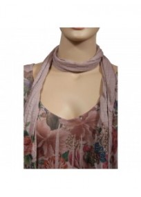 robe & foulard assorti Claude Gérard grande taille (détail)