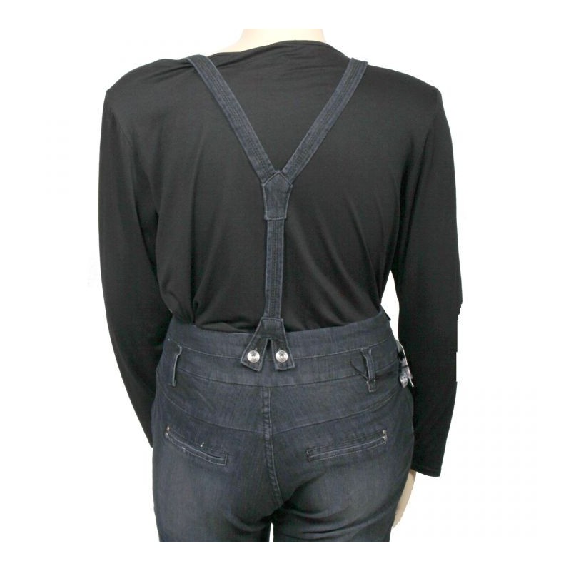 jeans bretelles amovibles Ladybelle (dos)