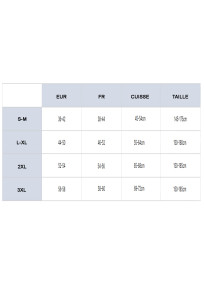 Guide des tailles pour les bas grande taille en résille Bahamas de la marque belge Cette